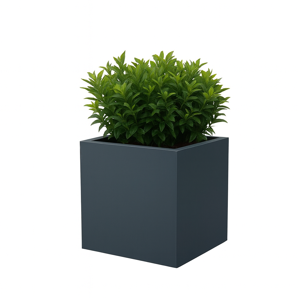 Bespoke aluminium planters and flower pots for balconies and terraces